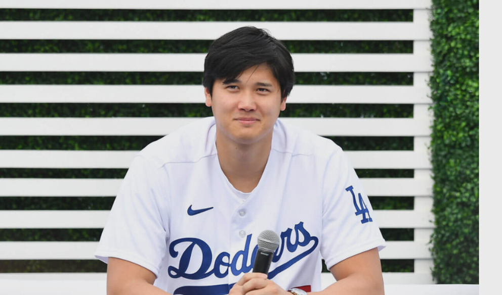 Shohei Ohtani in interview of MLB Schedule.